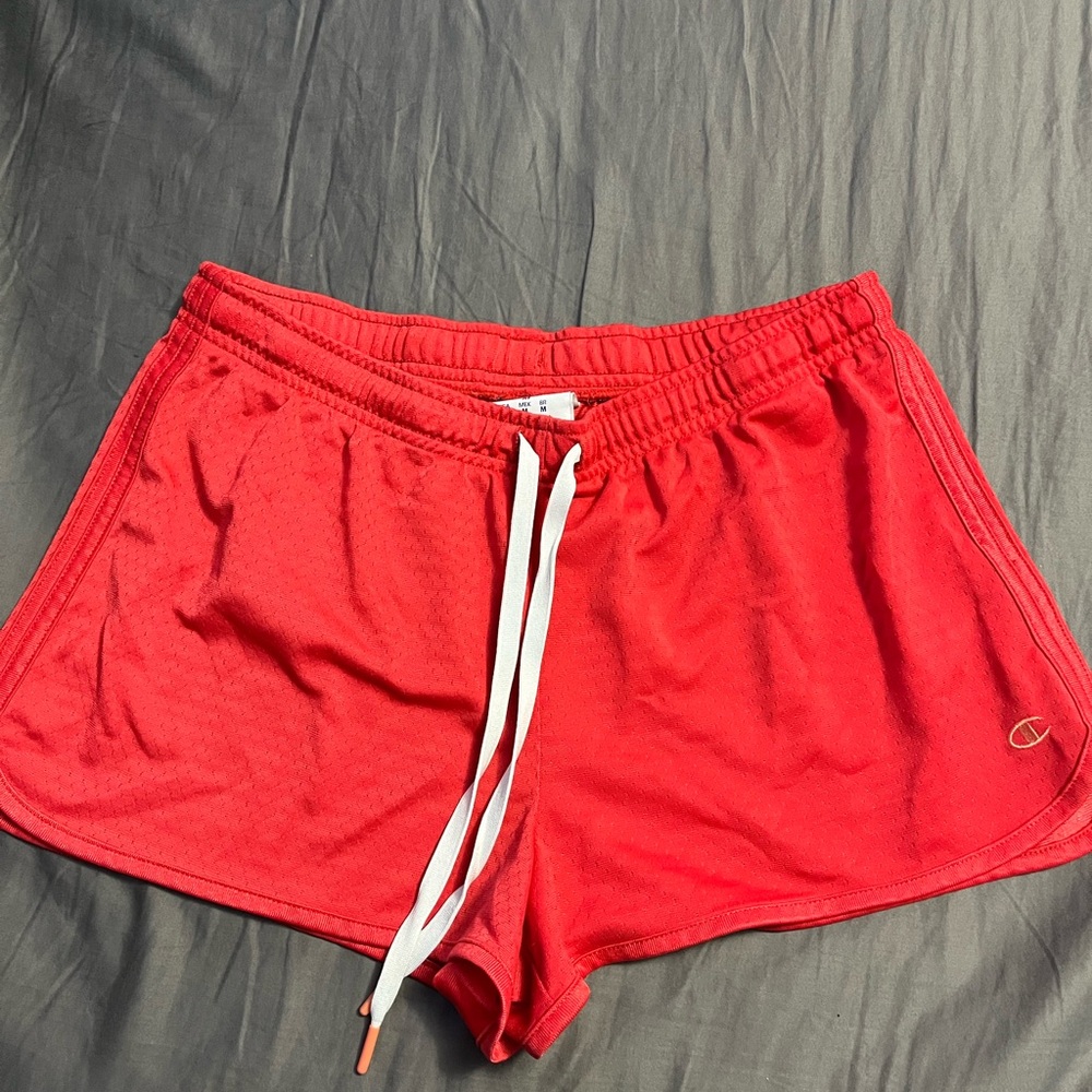 Red Champion Shorts